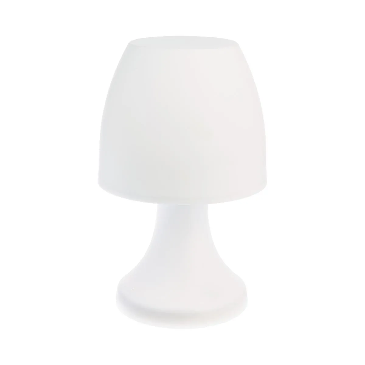 LAMPE BLANC LED BLANC DOKK H.19.5CM