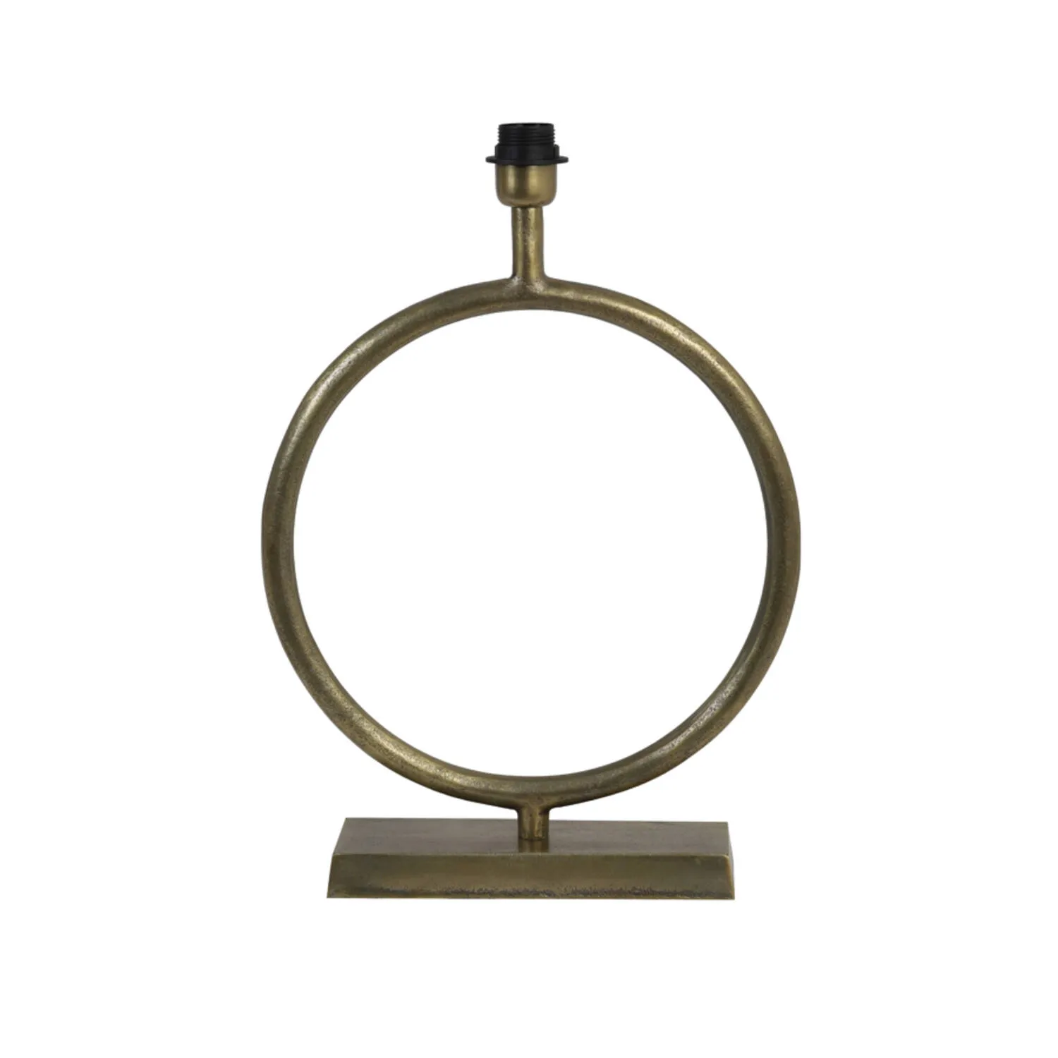 Piedestal de lampe ronde couleur dorée Light & Living Livu – H. 50 cm