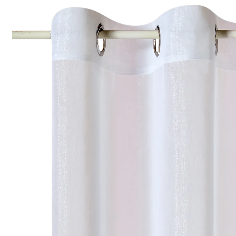 Voilage IRISE coloris blanc 140 x 240 cm - 4MURS