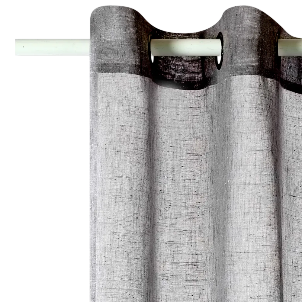 Voilage ENZOY coloris gris 140 x 240 cm - 4MURS
