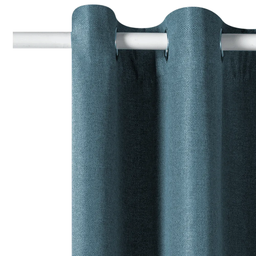 Rideau occultant HUGO coloris bleu métal 140 x 260 cm - 4MURS