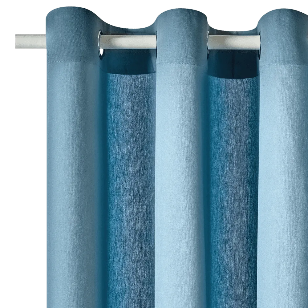 Rideau COTOON coloris acier 140 x 240 cm - 4MURS