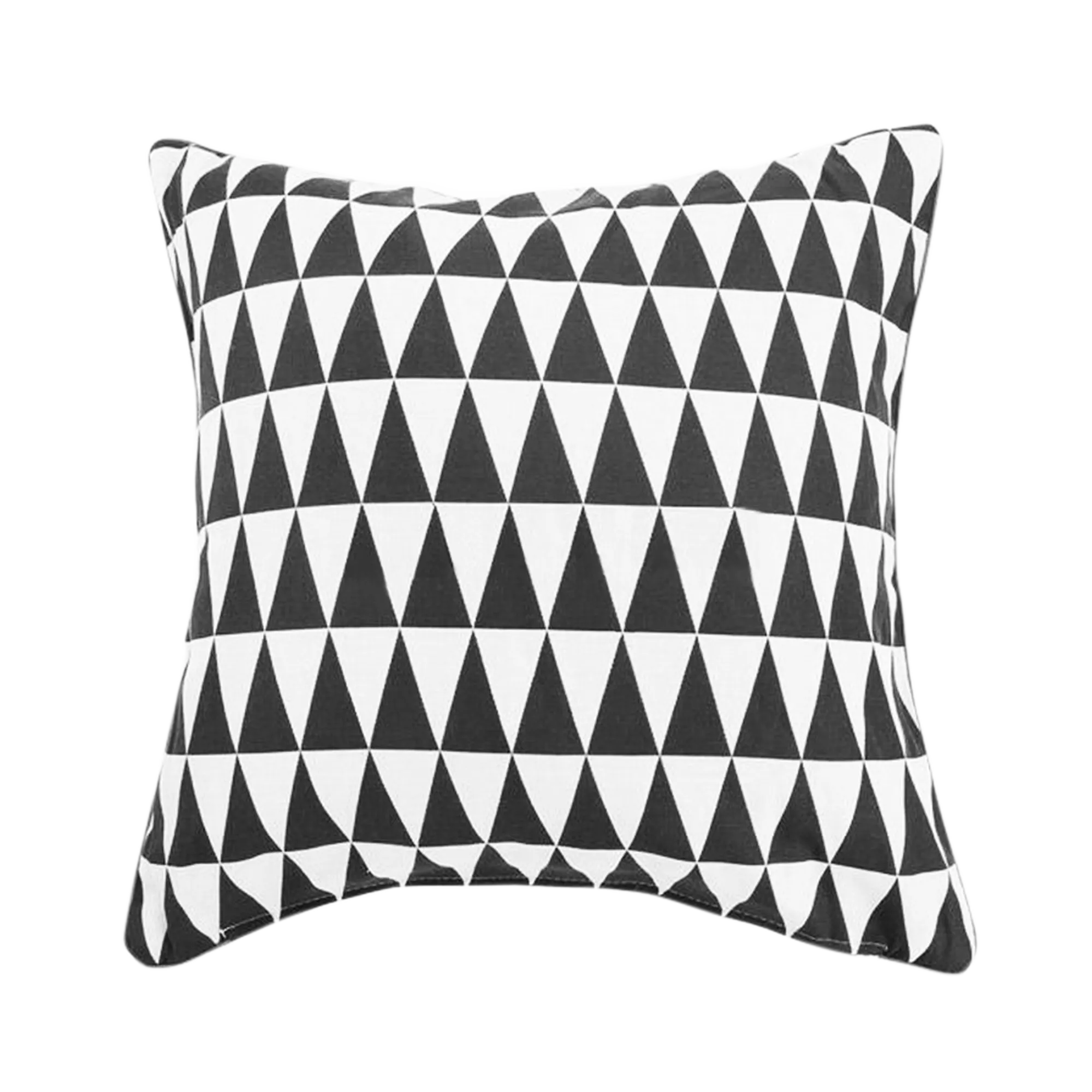 Housse de coussin BACKGAMMON coloris noir 40 x 40 cm - 4MURS