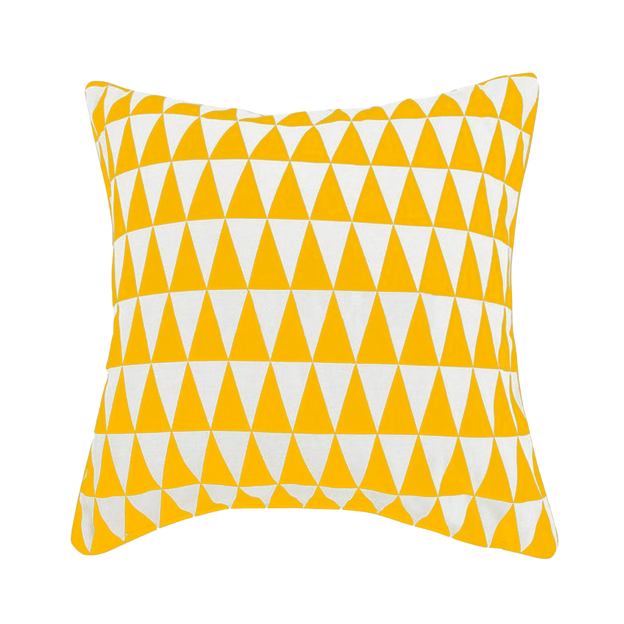 Housse de coussin BACKGAMMON coloris jaune 40 x 40 cm - 4MURS