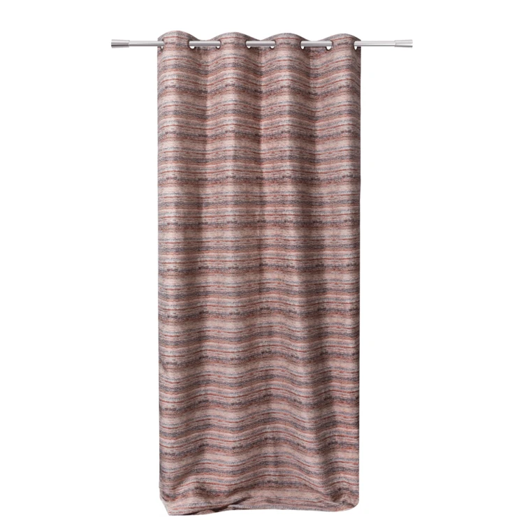 Rideau à rayures colorées