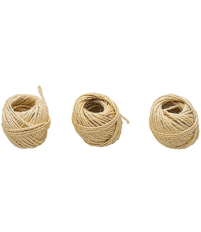 3 BOBINES DE CORDE 15M D.2MM