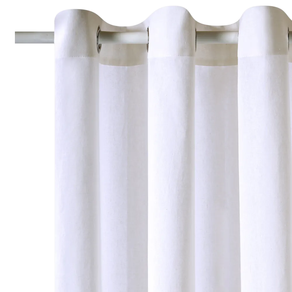 Rideau CALADE coloris blanc 135 x 240 cm - 4MURS