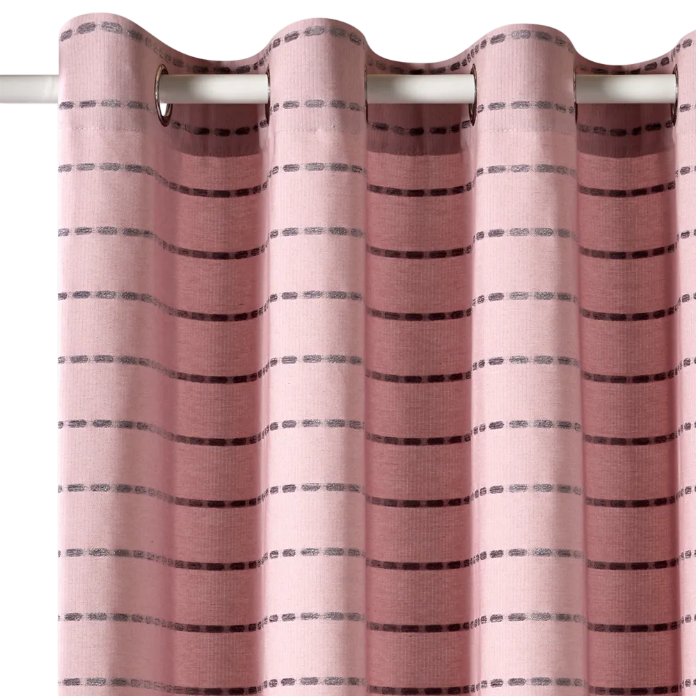 Rideau VALMONT coloris rose boudoir 140 x 240 cm - 4MURS