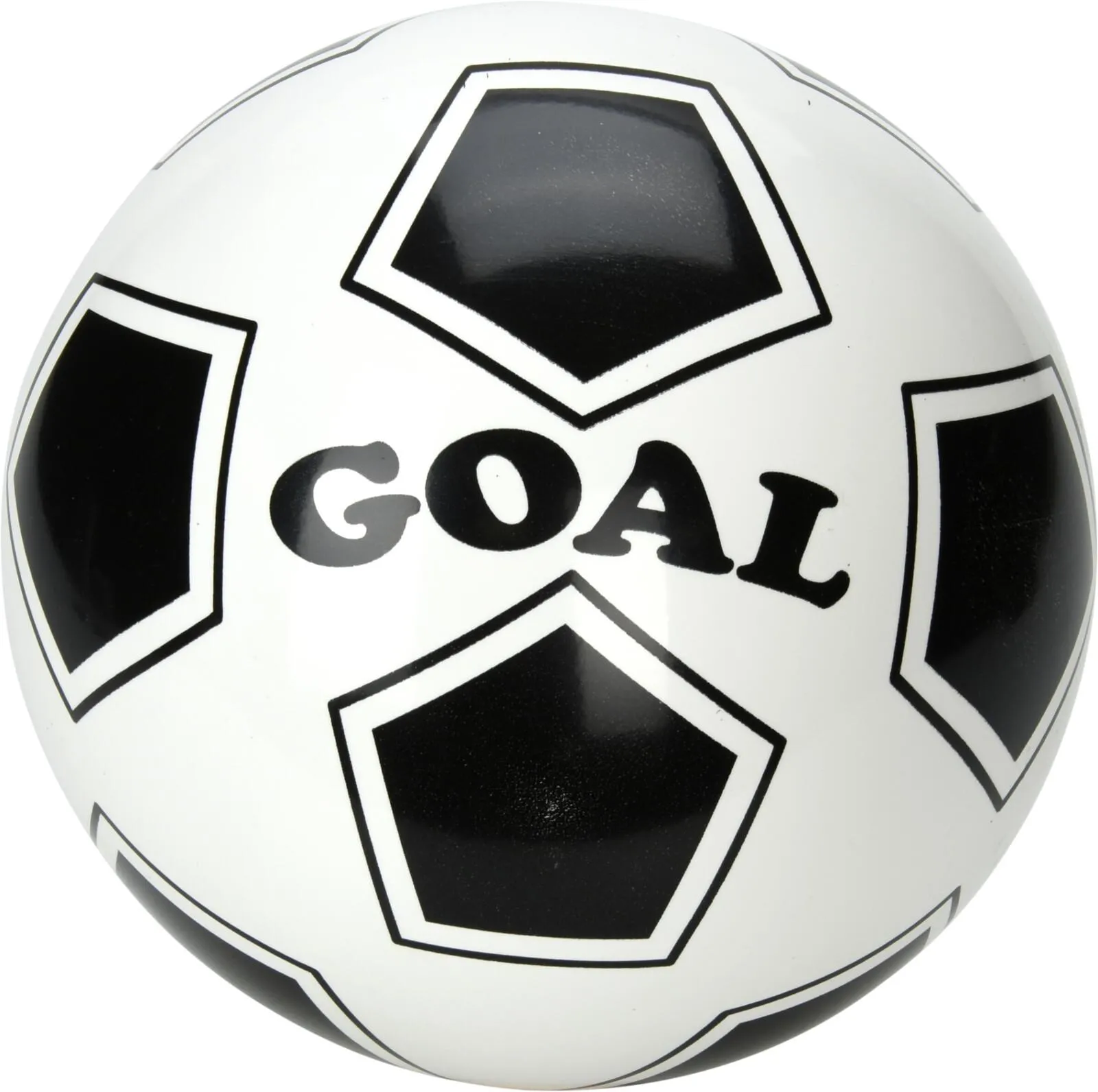 BALLON GOAL NOIR ET BLANC D.23CM