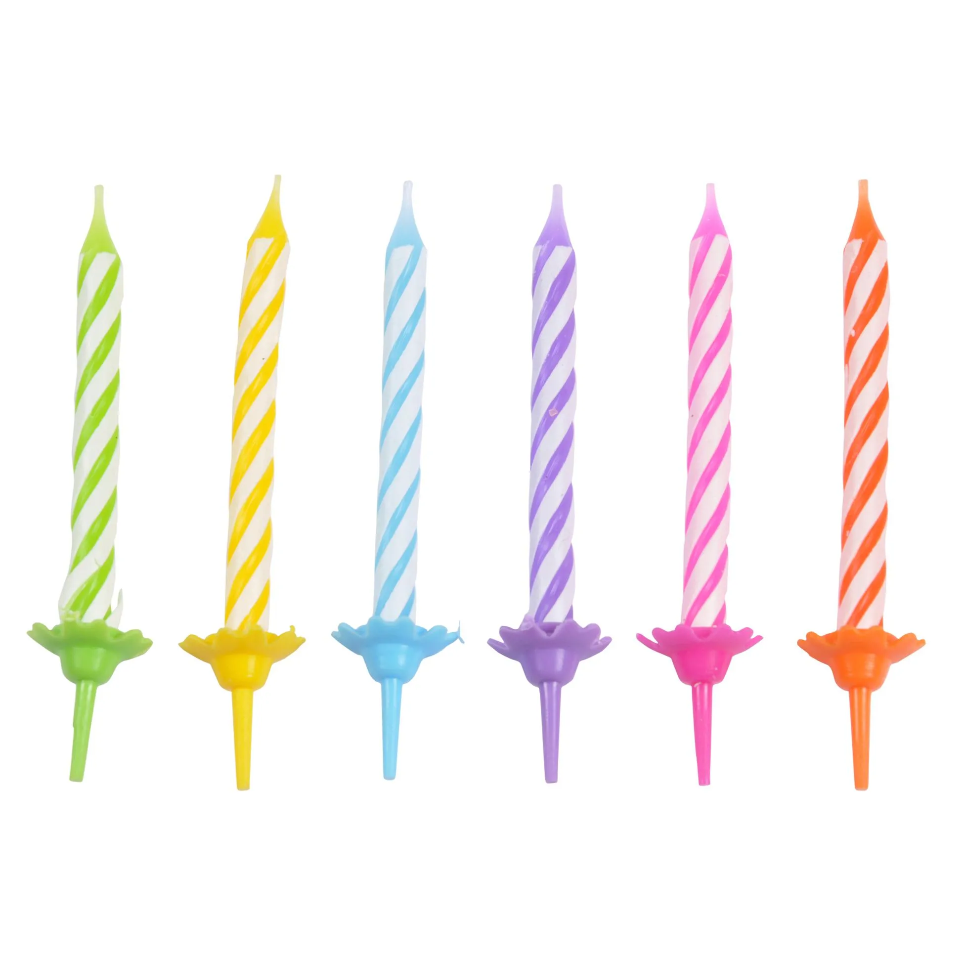 BOUGIE ANNIVERSAIRE COULEUR X24PCS