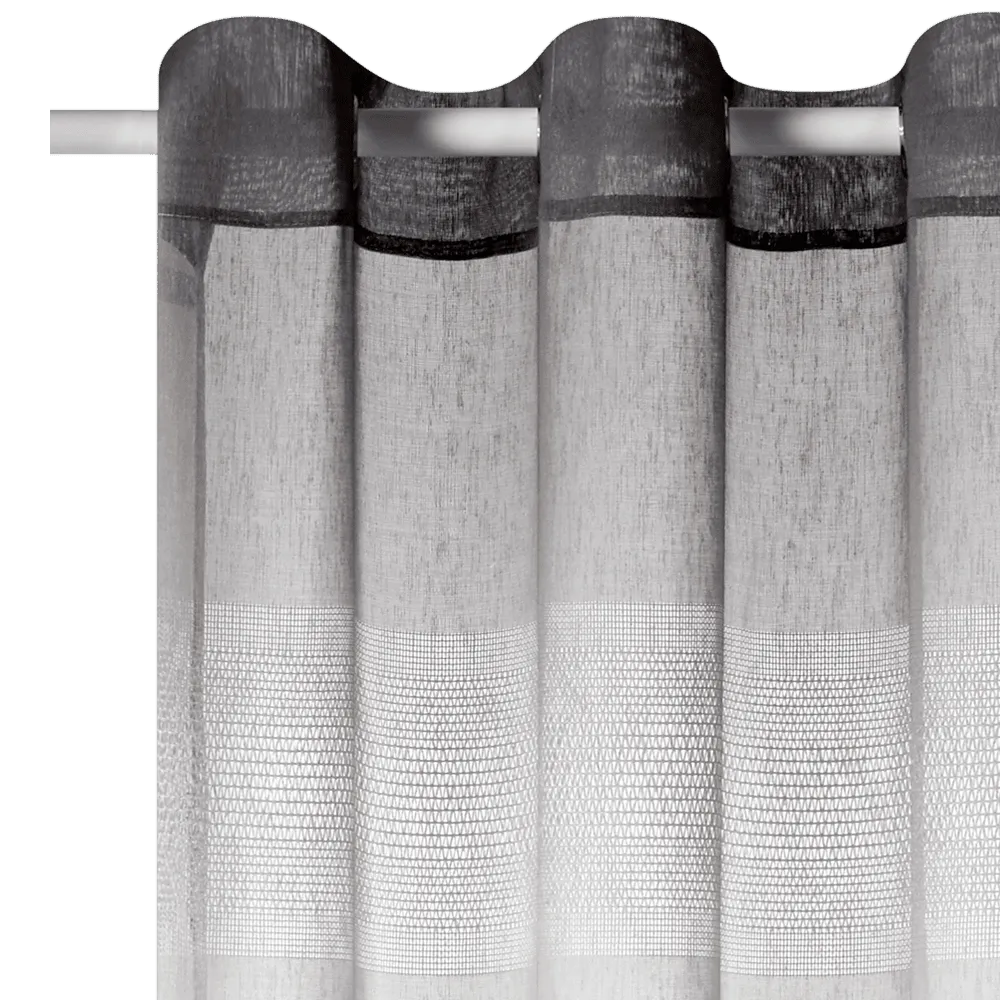 Voilage HELIOS coloris gris 140 x 240 cm - 4MURS