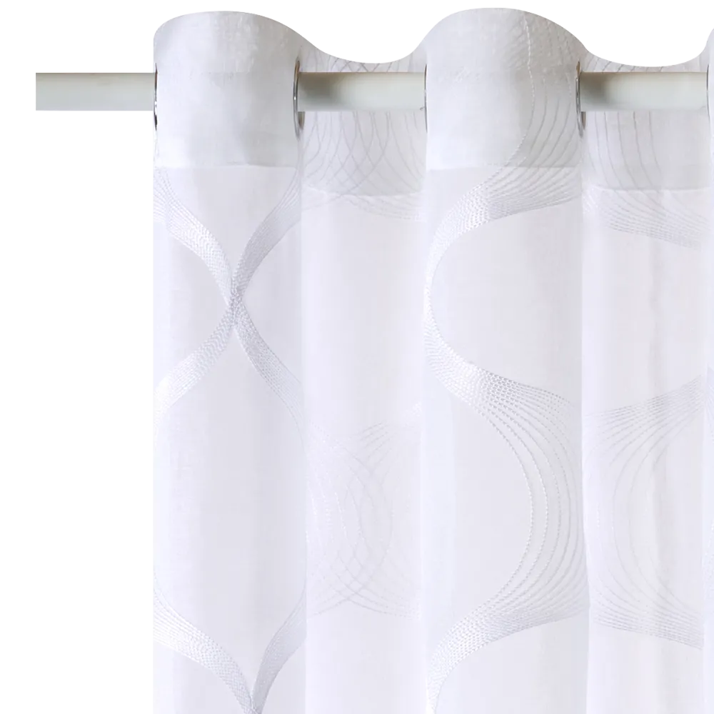 Voilage SISMO coloris blanc 140 x 260 cm - 4MURS