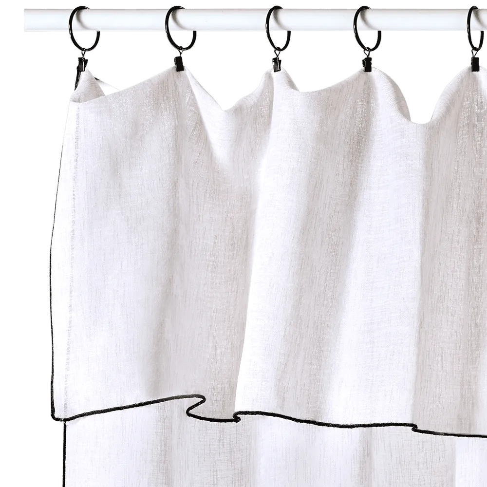 Voilage SAM coloris blanc 140 x 290 cm - 4MURS