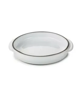 Cassolette rond blanc porcelaine culinaire Ø 14 cm Caractère Revol