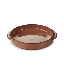 Cassolette rond rouge porcelaine culinaire Ø 14 cm Caractère Revol