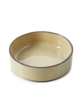 Coupelle rond beige porcelaine culinaire Ø 11 cm Caractère Revol
