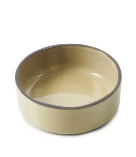 Coupelle rond beige porcelaine culinaire Ø 8 cm Caractère Revol