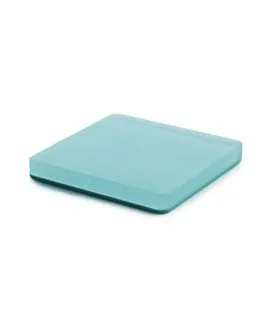 Présentoir à pâtisserie carré bleu résine Nacryl® 8 cm Mealplak Revol