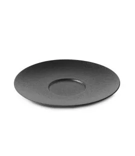 Sous-tasse à thé rond effet fonte porcelaine culinaire Ø 16 cm Equinoxe Revol