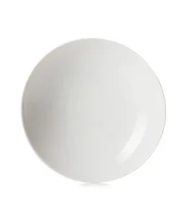 Coupelle rond Blanc albâtre porcelaine culinaire Ø 19 cm Madeleine Revol