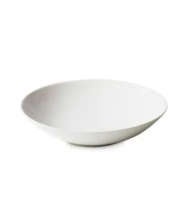 Assiette coupe creuse rond Blanc albâtre porcelaine culinaire Ø 24 cm Madeleine Revol