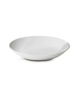 Assiette coupe à fond plat rond Linen porcelaine culinaire Ø 24 cm Confluence Revol