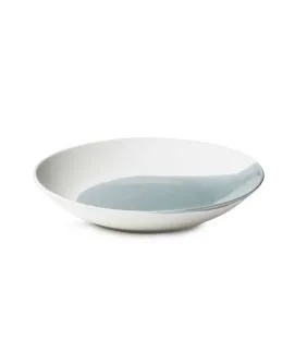 Assiette coupe à fond plat rond Fjord porcelaine culinaire Ø 24 cm Confluence Revol
