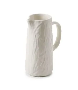 Pichet irrégulier Blanc albâtre porcelaine culinaire 1,2 L Yli Revol