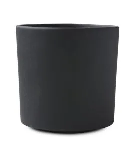 Tasse à café rond noir porcelaine culinaire 23 cl Ø 8 cm Caractère Revol