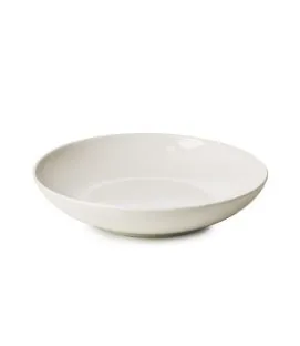 Assiette à bord droit rond blanc porcelaine culinaire Ø 19 cm Madeleine Revol