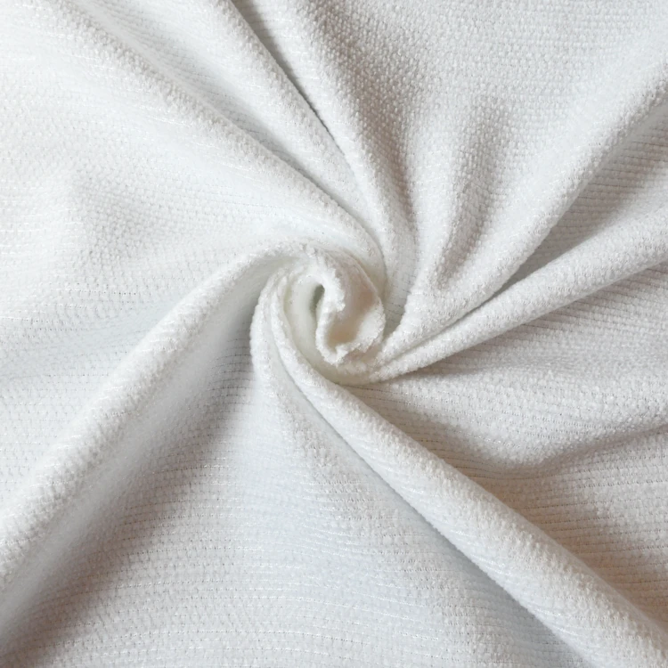 Tissu effet chenille