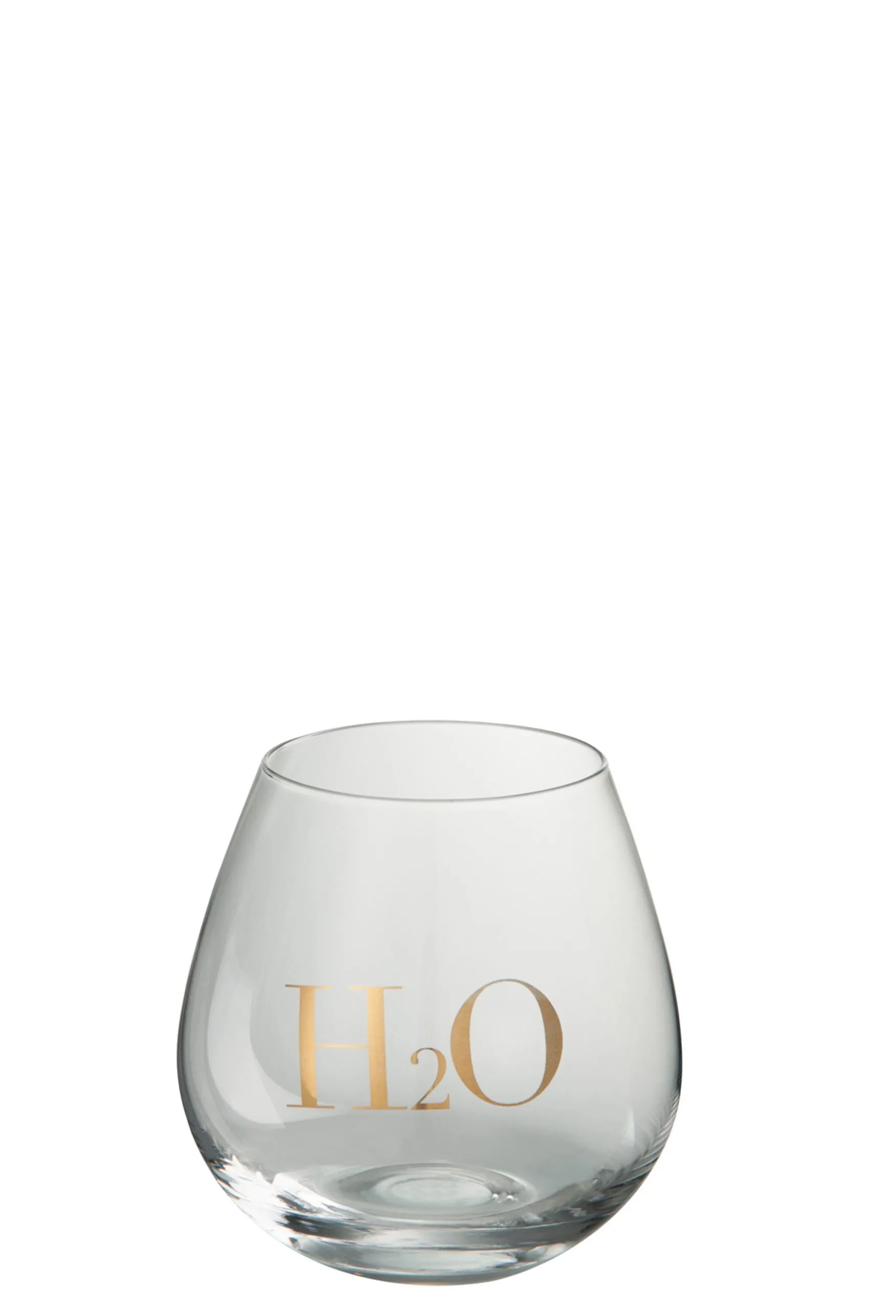Verre h2o verre transparent/or