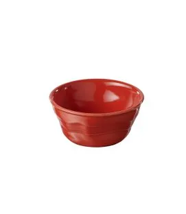 Ramequin rond rouge porcelaine culinaire Ø 10 cm Froisse Revol