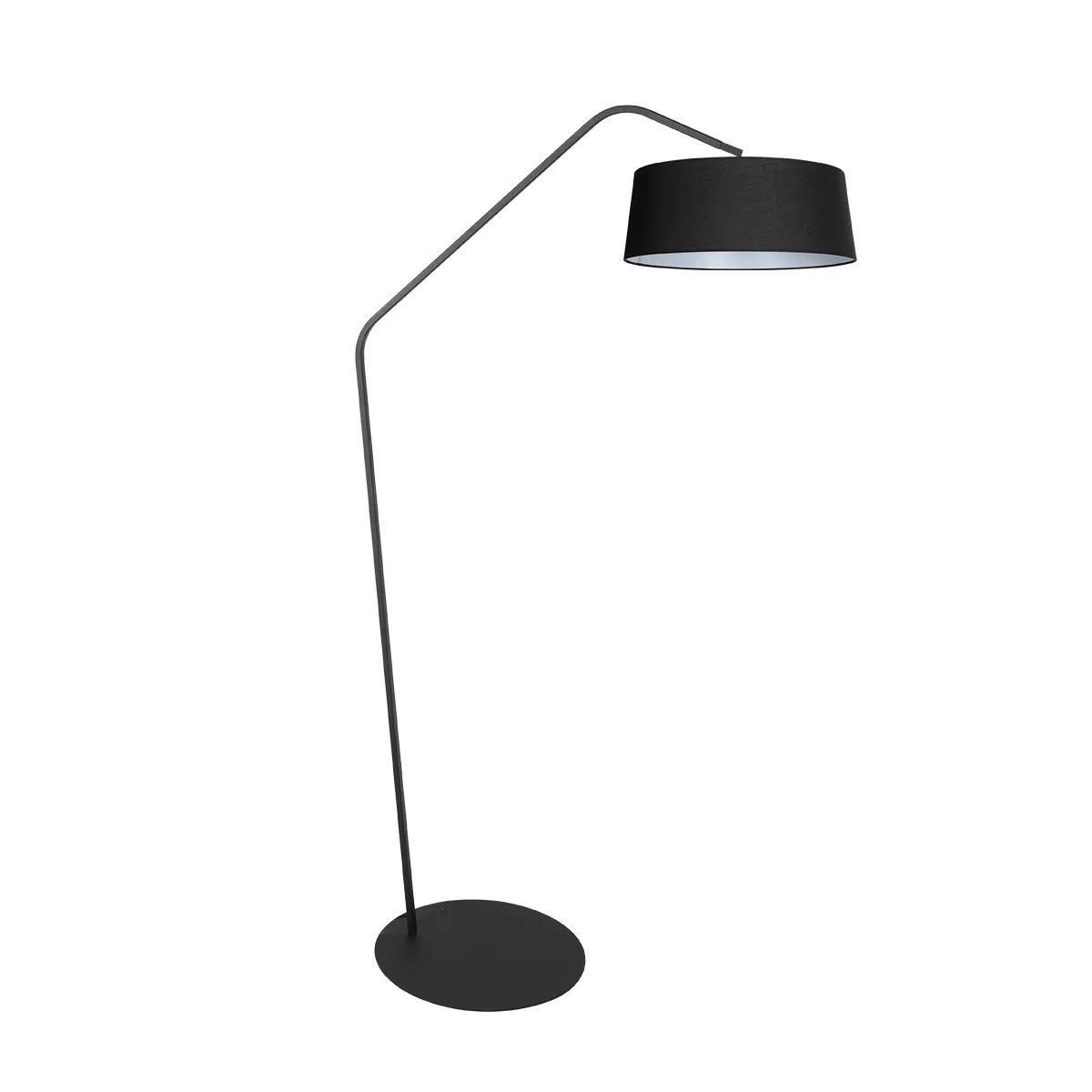 Lampadaire moderne avec abat-jour conique noir Anne Lighting ZigZag