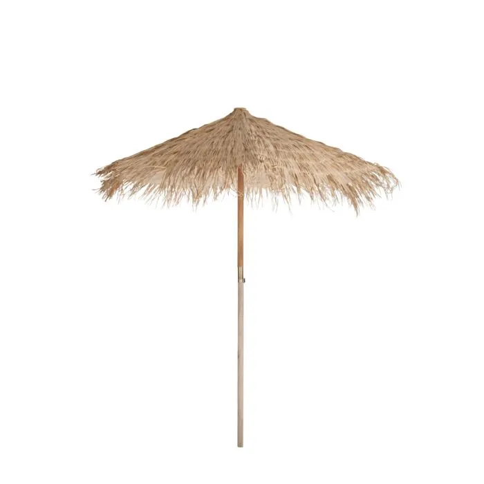 Zonara, parasol extérieur exotique, paille naturelle