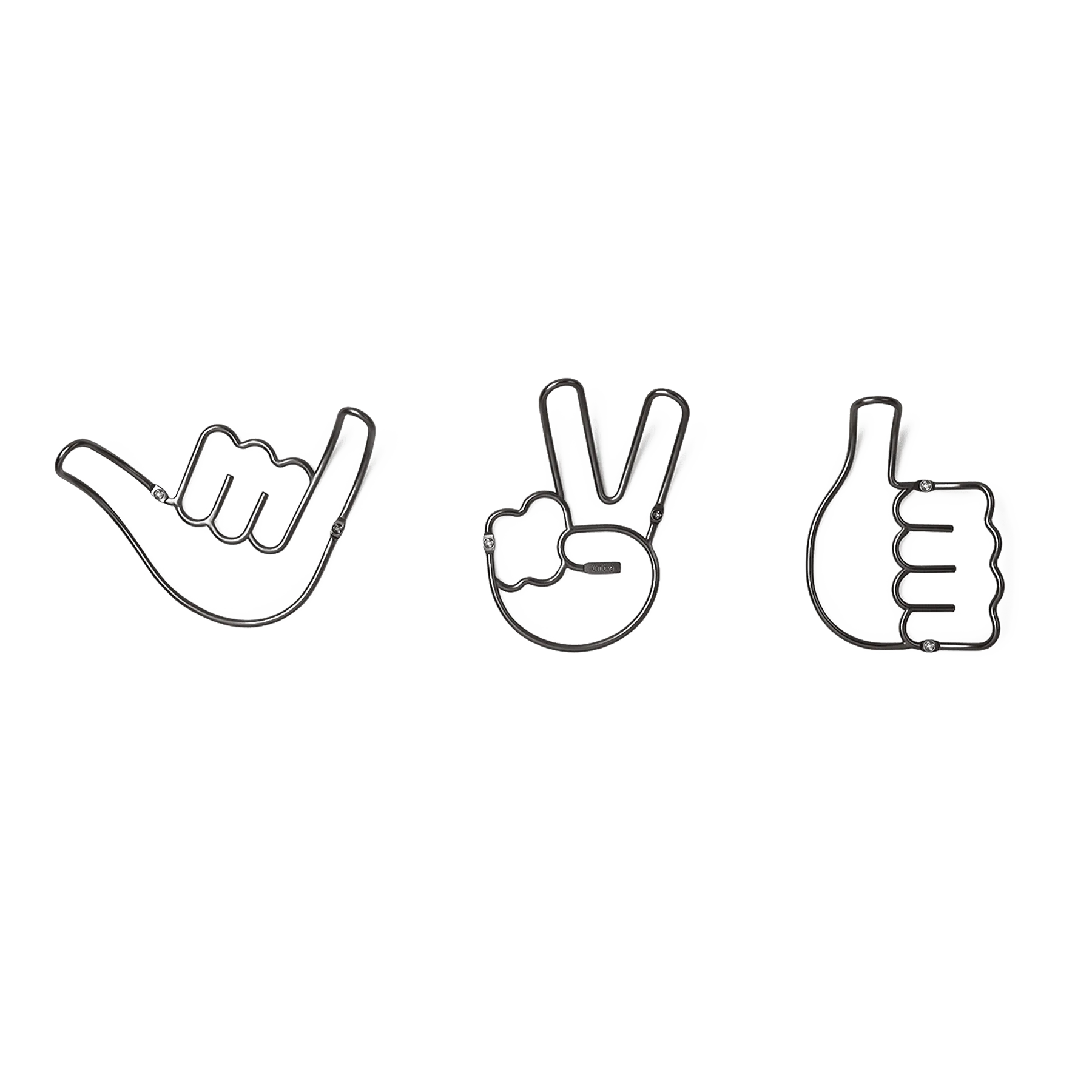 Umbra Patère HANDSUP coloris argent - 4MURS