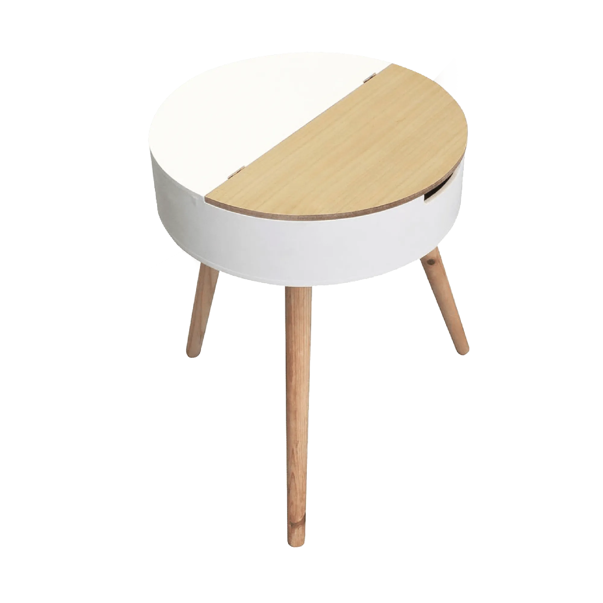 Table d'appoint LOYD coloris blanc - 4MURS