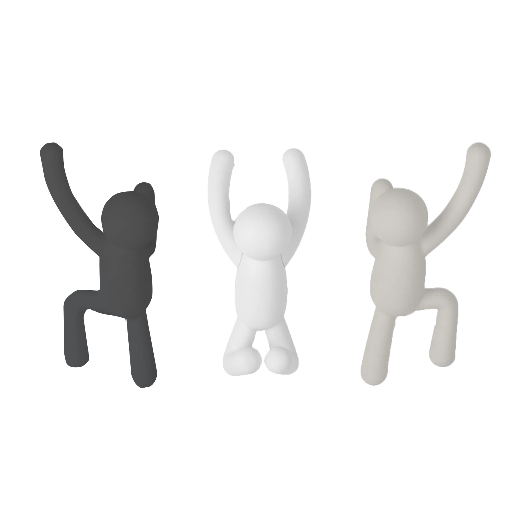 Umbra Patère BUDDY coloris gris - 4MURS