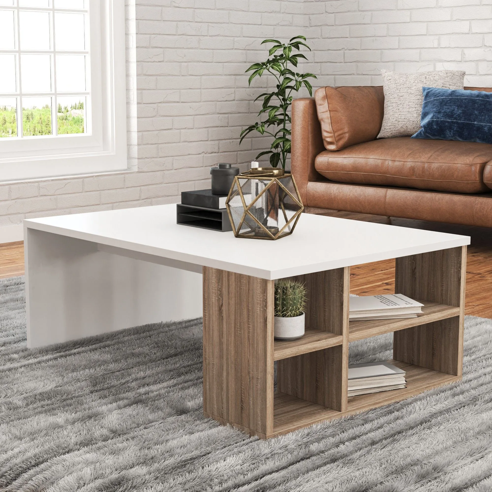 Defne C Table basse | 100 % MÉLAMINE | Patara