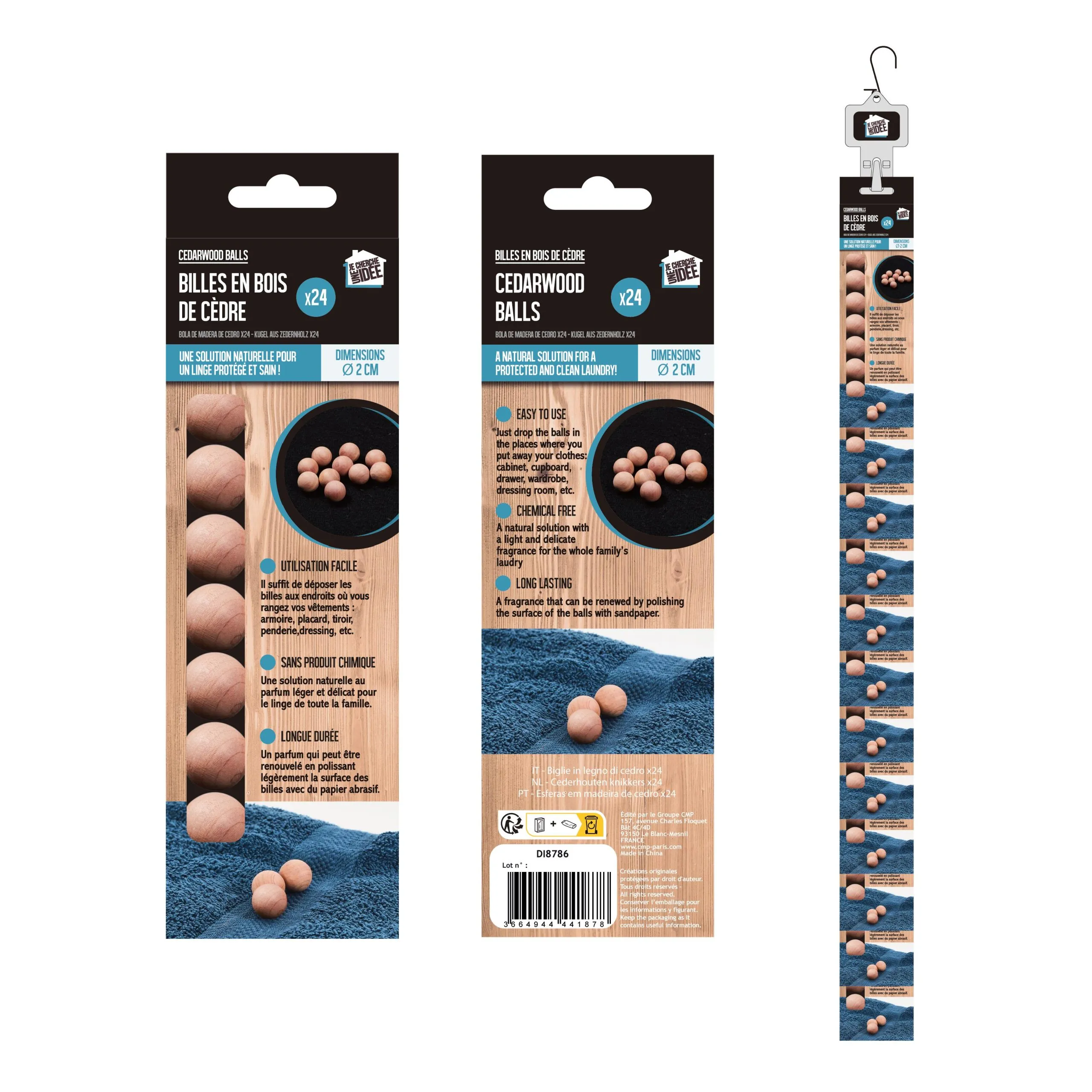 24 BILLES BOIS CEDRE