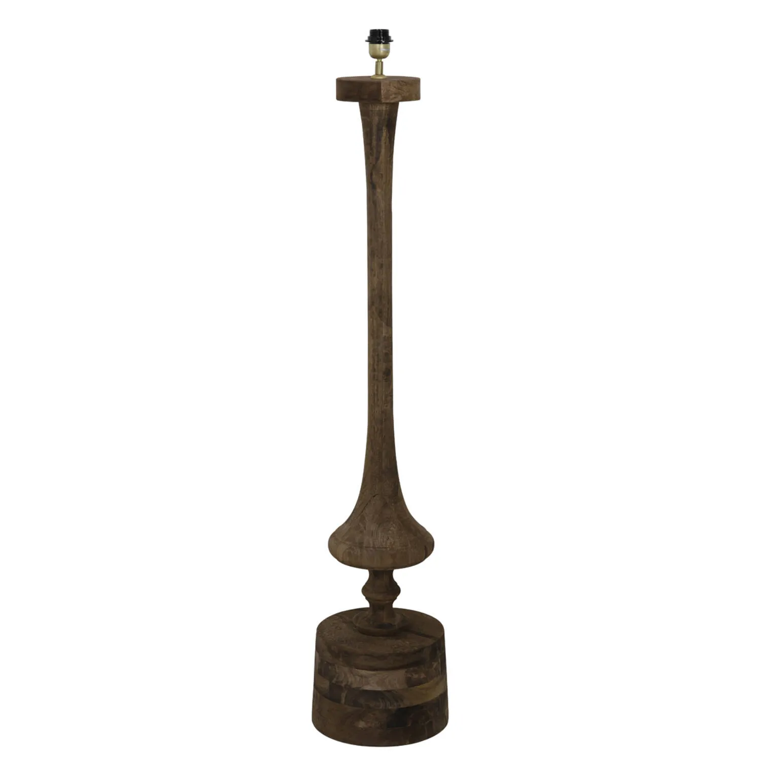 Piedestal de lampe classique en bois Light & Living Ronin – H. 135 cm