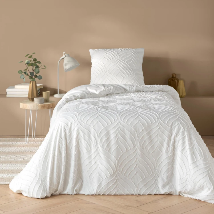 Parure de lit 3 pièces tufté