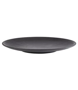Assiette mélamine noir Ø 33 cm 3,5 cm Nero Aps