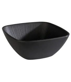 Saladier mélamine noir 19,5x19,5 cm 1,5 L Nero Aps