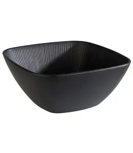 Saladier mélamine noir 25x25x11 cm 3,5 L Nero Aps