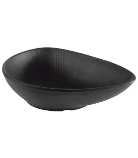 Saladier mélamine noir 28x22x7 cm 80 cl Nero Aps