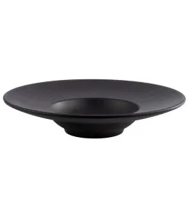 Assiette gourmet mélamine noir Ø 29 cm 6 cm 90 cl Nero Aps