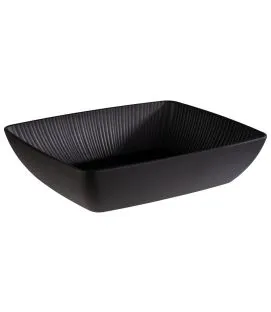 Saladier mélamine noir 32,5x26,5x7,5 cm 3,5 L Nero Aps