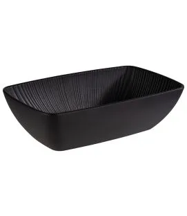 Saladier mélamine noir 26,5x16,2x7,5 cm 1,5 L Nero Aps