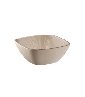 Saladier mélamine sable 19,5x19,5 cm 1,5 L Nero Aps